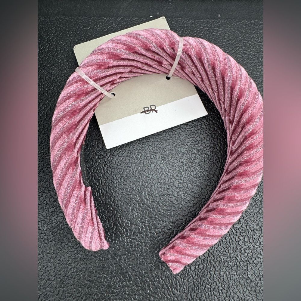 3/$20 BP Pink Textured Headband NWOT One Size